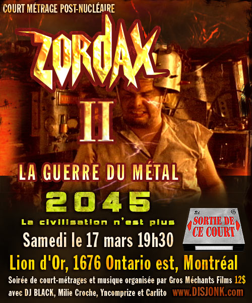 ZORDAX II at Lion D'Or Montreal