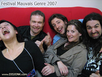 Maya, Paul, Gary, Ray et Syl