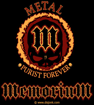 t-shirt design : Metal Purist forever