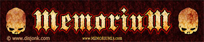 Memorium band sticker design