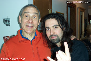 Lloyd Kaufman founder of Tromadance & Syl Disjonk 